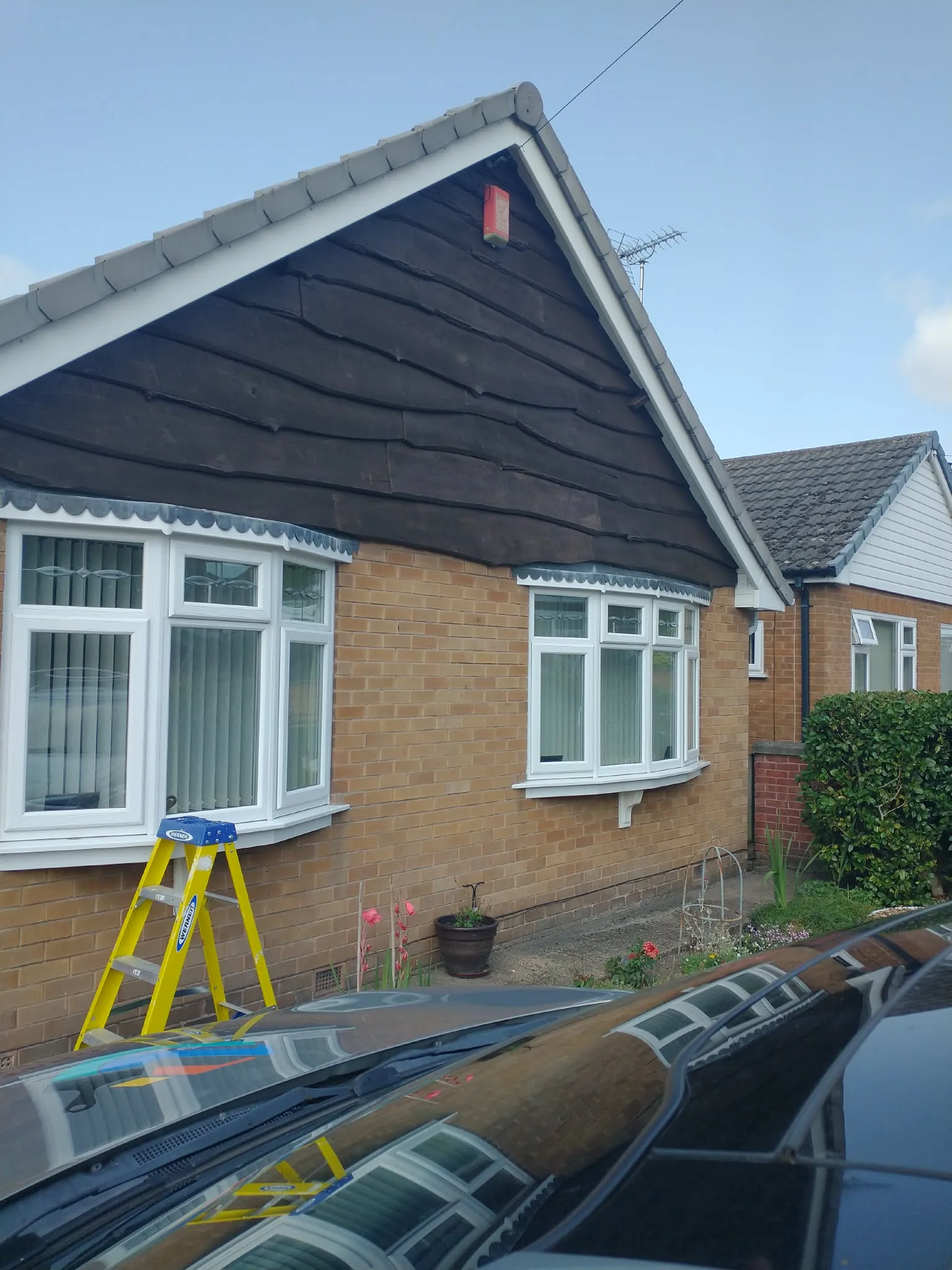 a house exterior